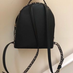 Kate Spade Black and Cheetah Backpack